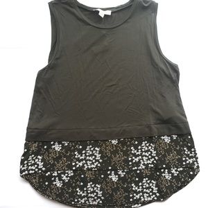 NWT Michael Michael Kors Olive Green Blouse